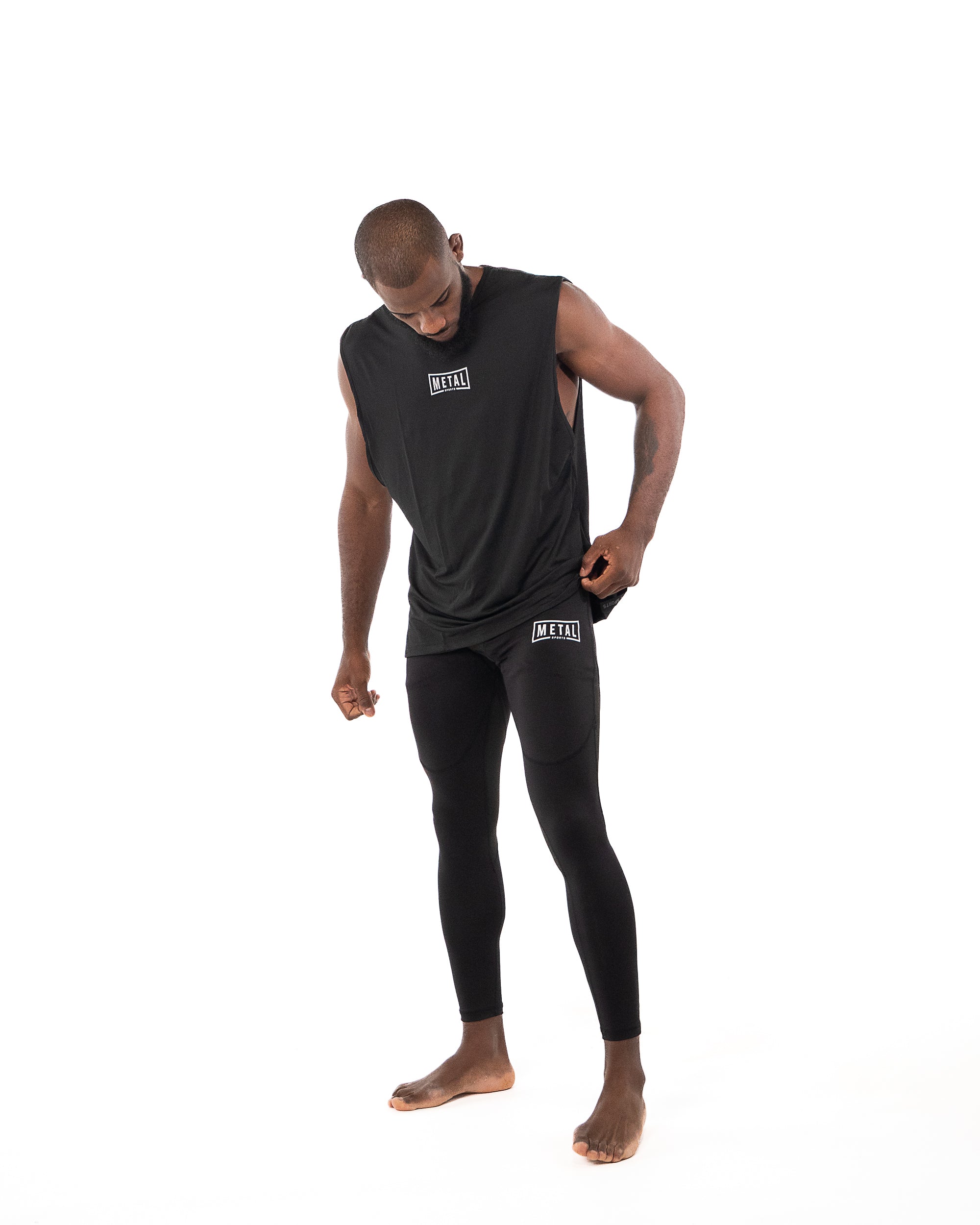 Oversized Metal Boxing Training Tank Top