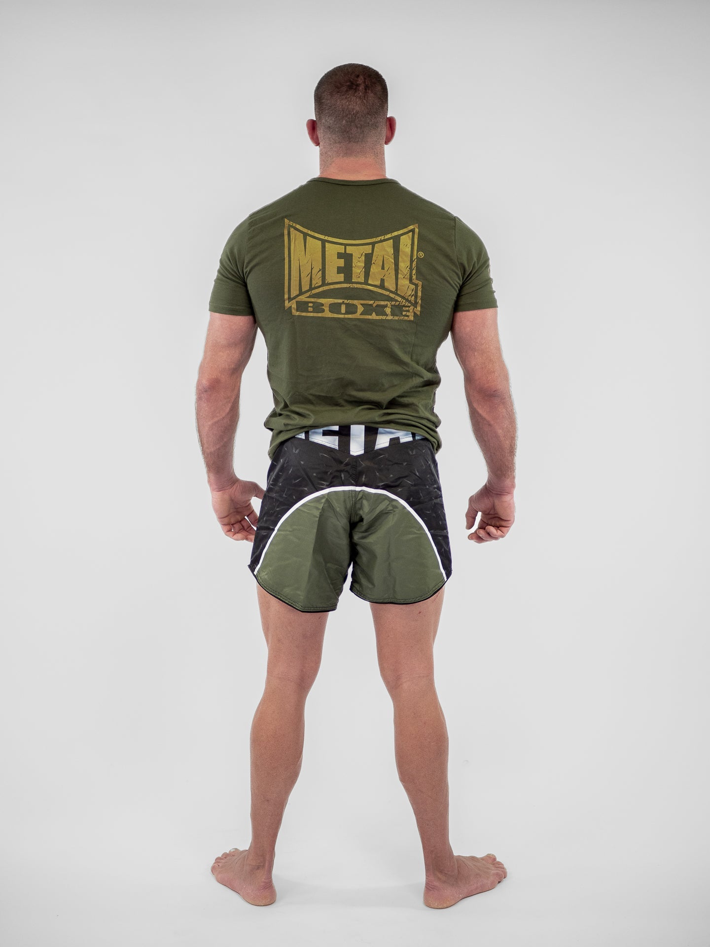 T-shirt Metal Boxe Vintage Militaire