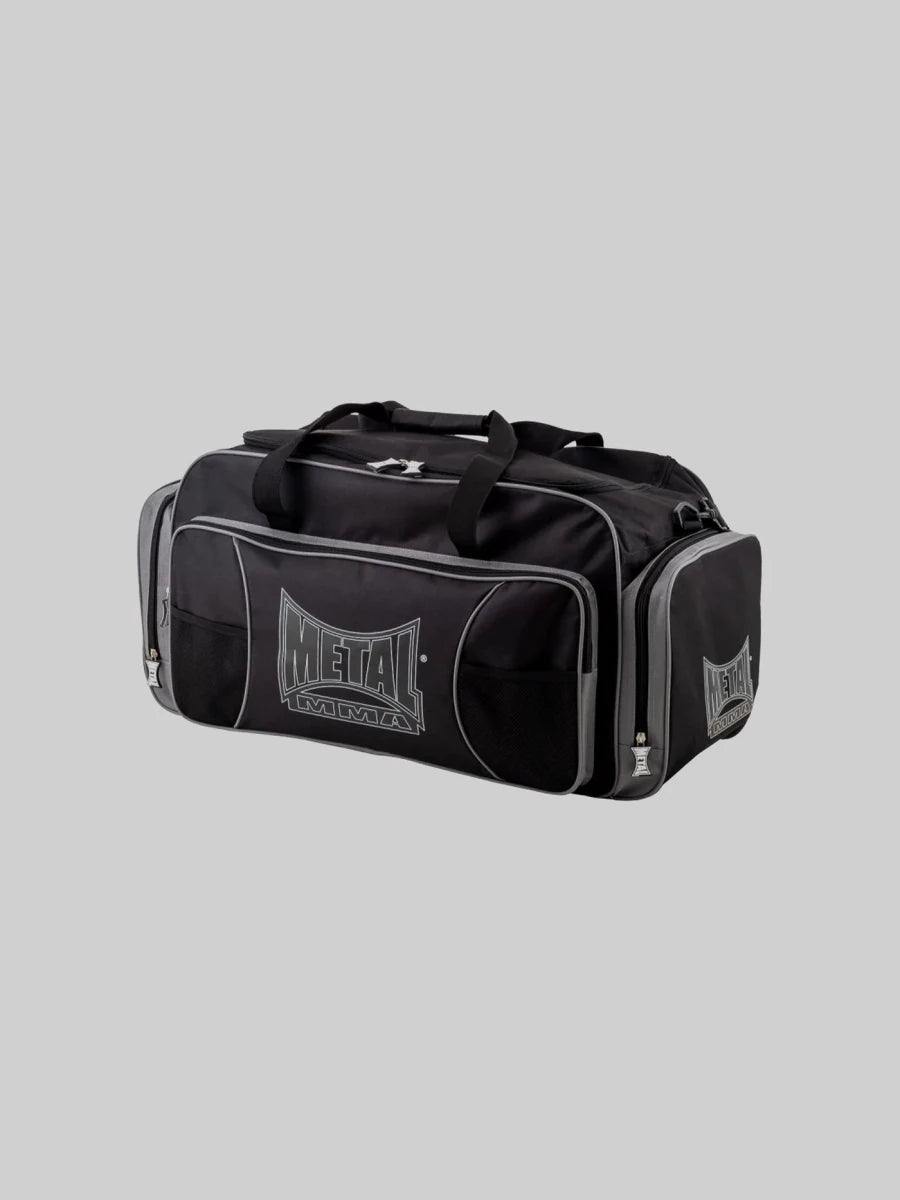 Vue de face du sac de sport extra large Black Metal Boxing MMA 69L