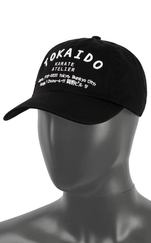 cappellino da karate Tokaido leggero  e traspirante.Colore nero