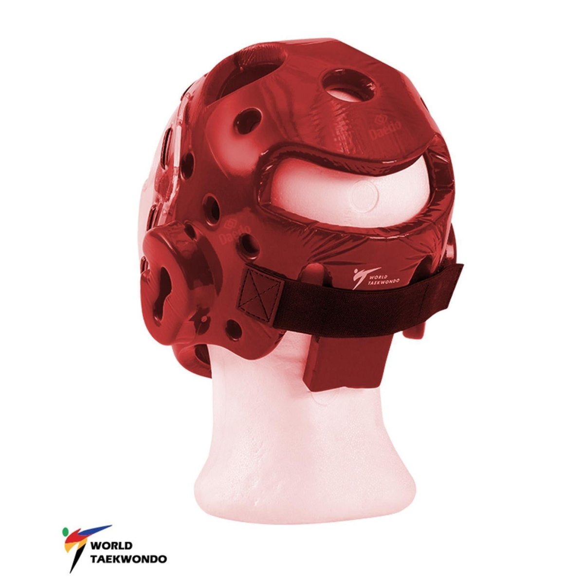 Casca electronica retro Daedo GEN 3 rosie cu vizor de protectie aprobat WT