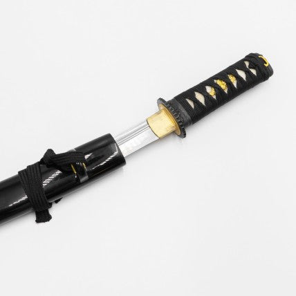 Couteau d'entraînement Tanto en acier noir