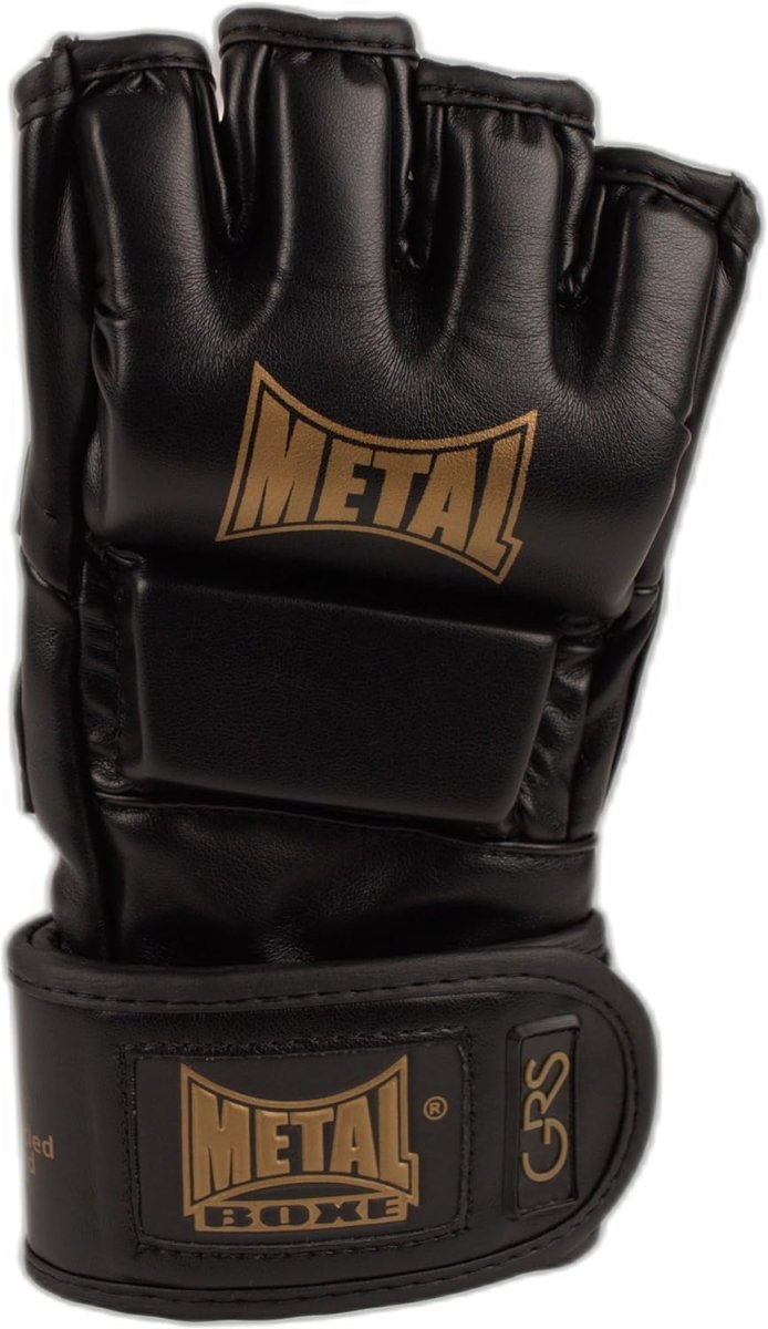 Vue de face Gants de boxe MMA GRS Metal, matériaux recyclés et protection kento