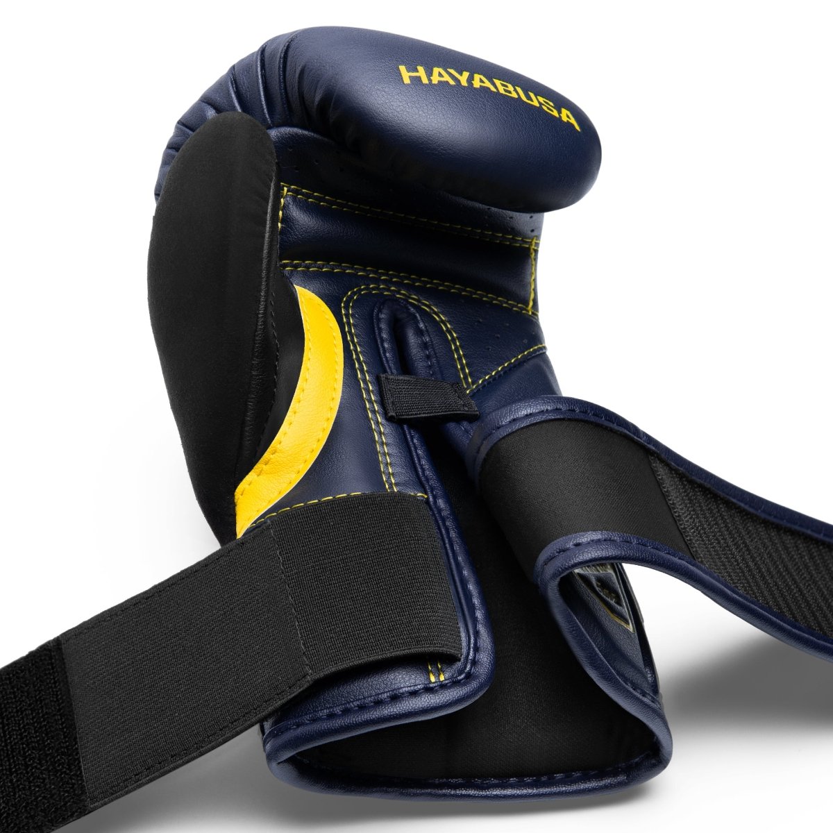 Open bandjes van het model Hayabusa T3 navy/junior geel