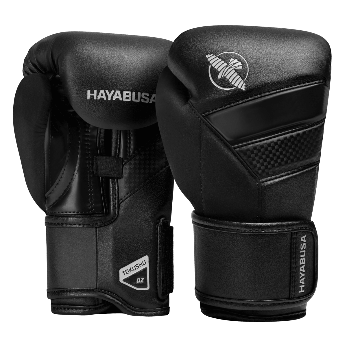 Paar Hayabusa T3 bokshandschoenen voor kinderen in het zwart