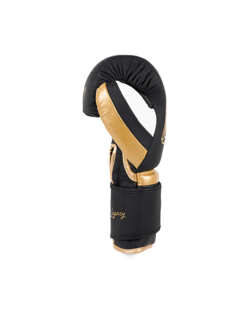 Dettaglio frontale del guantone Metal Boxe Legacy Sparring nero, imbottitura high-density