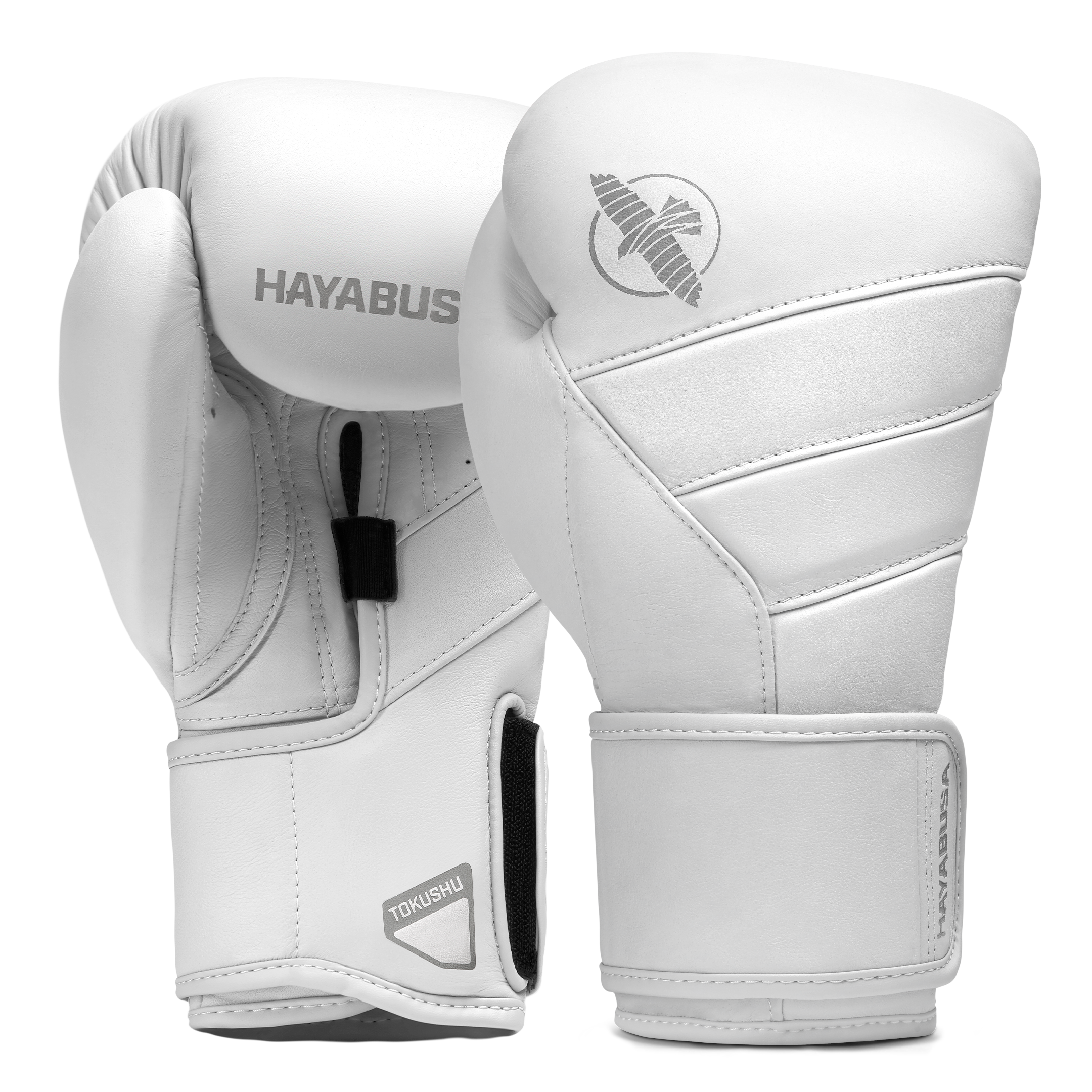 Paio di guantoni Hayabusa T3 Kanpeki bianchi per allenamento professionale