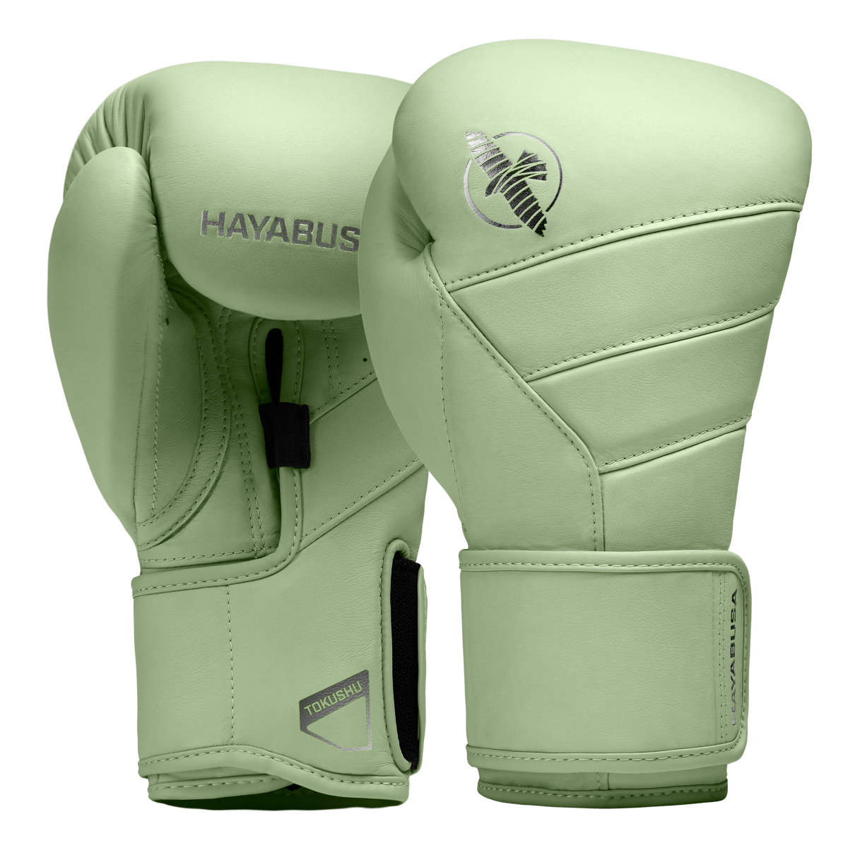 Paar groene Hayabusa T3 Kanpeki-handschoenen met gepatenteerde polssteun
