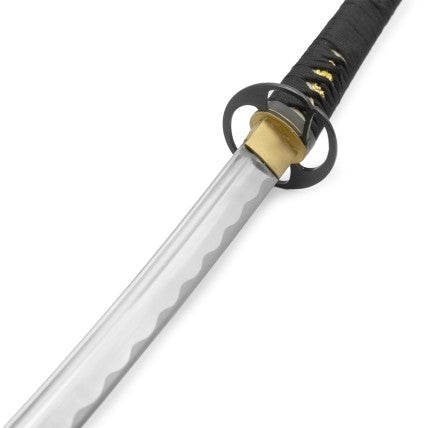 Katana d'entraînement Hagane Maru en acier forgé noir
