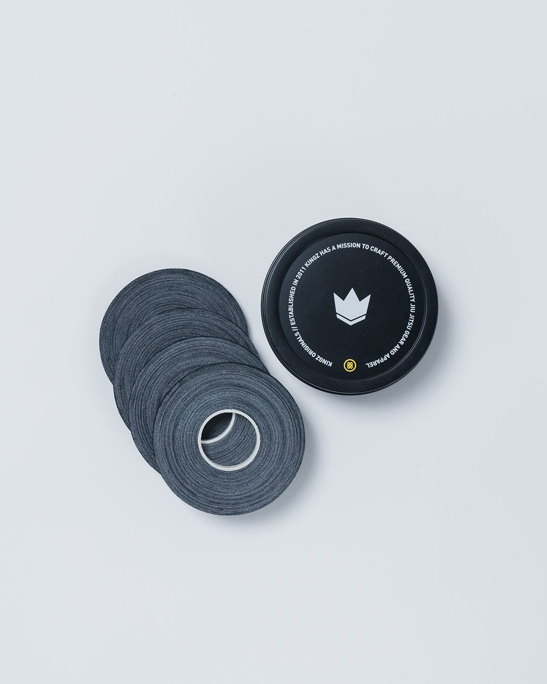 Kingz Finger Tape nero, set da 4 rotoli per la protezione delle dita nel Jiu-Jitsu