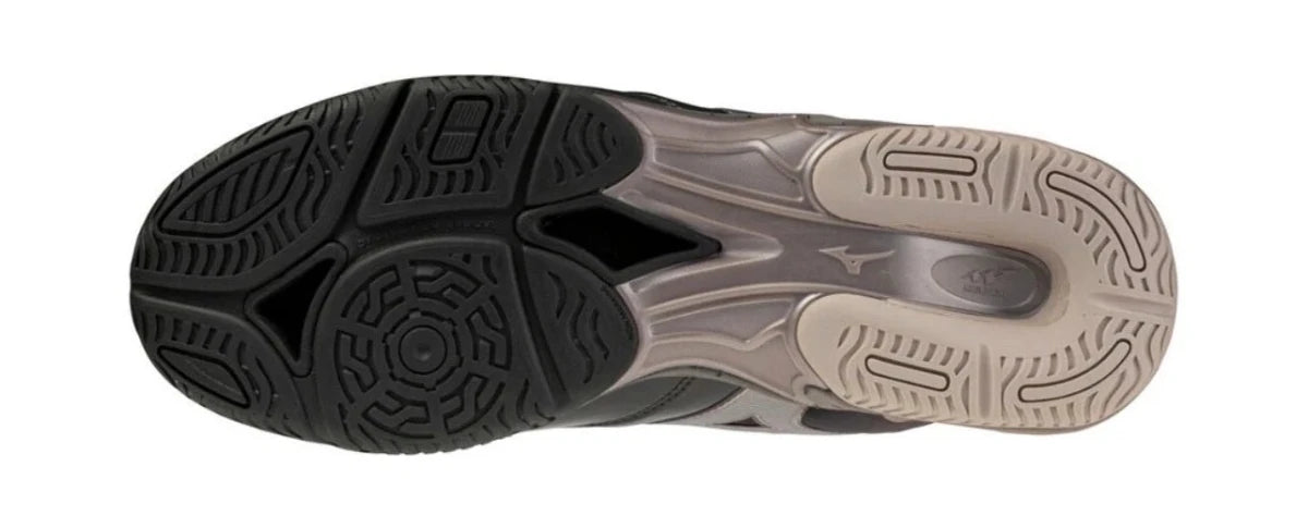 Semelle technique avec amorti Wave pour chaussure de boxe noire.