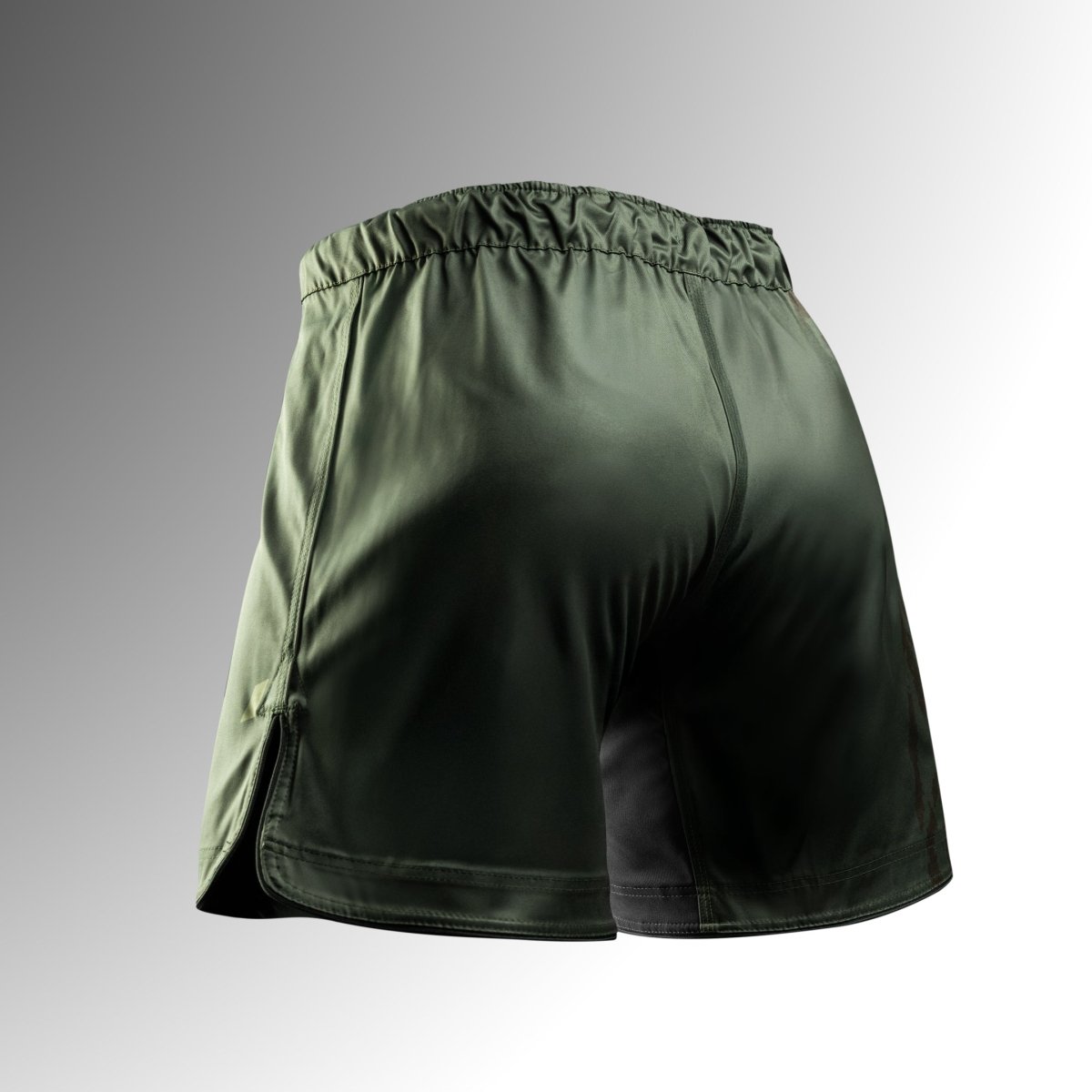 mma-shorts-hayabusa-apex-mitt-lår-grön-rygg