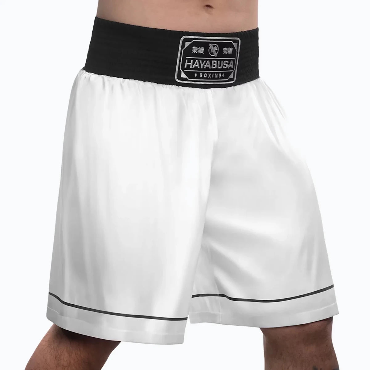 Hayabusa witte retro boksshort