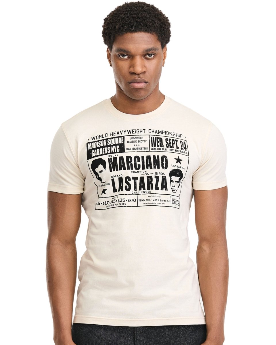 T-Shirt BenLee Sawston in Cotone Ecru - Fight Club Store
