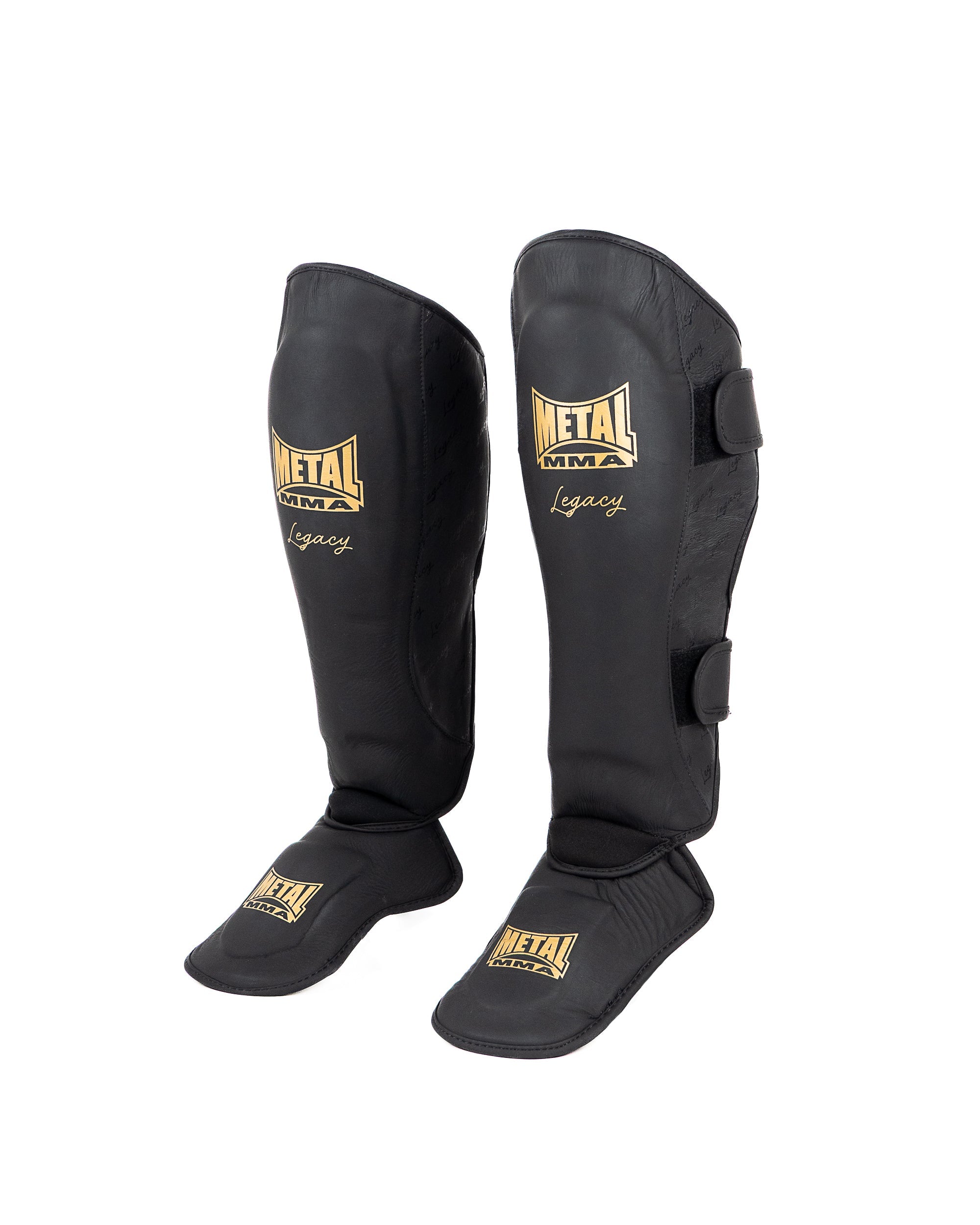 Schienbeinschützer und Fußschutz Muay Thai Legacy Metal Boxe