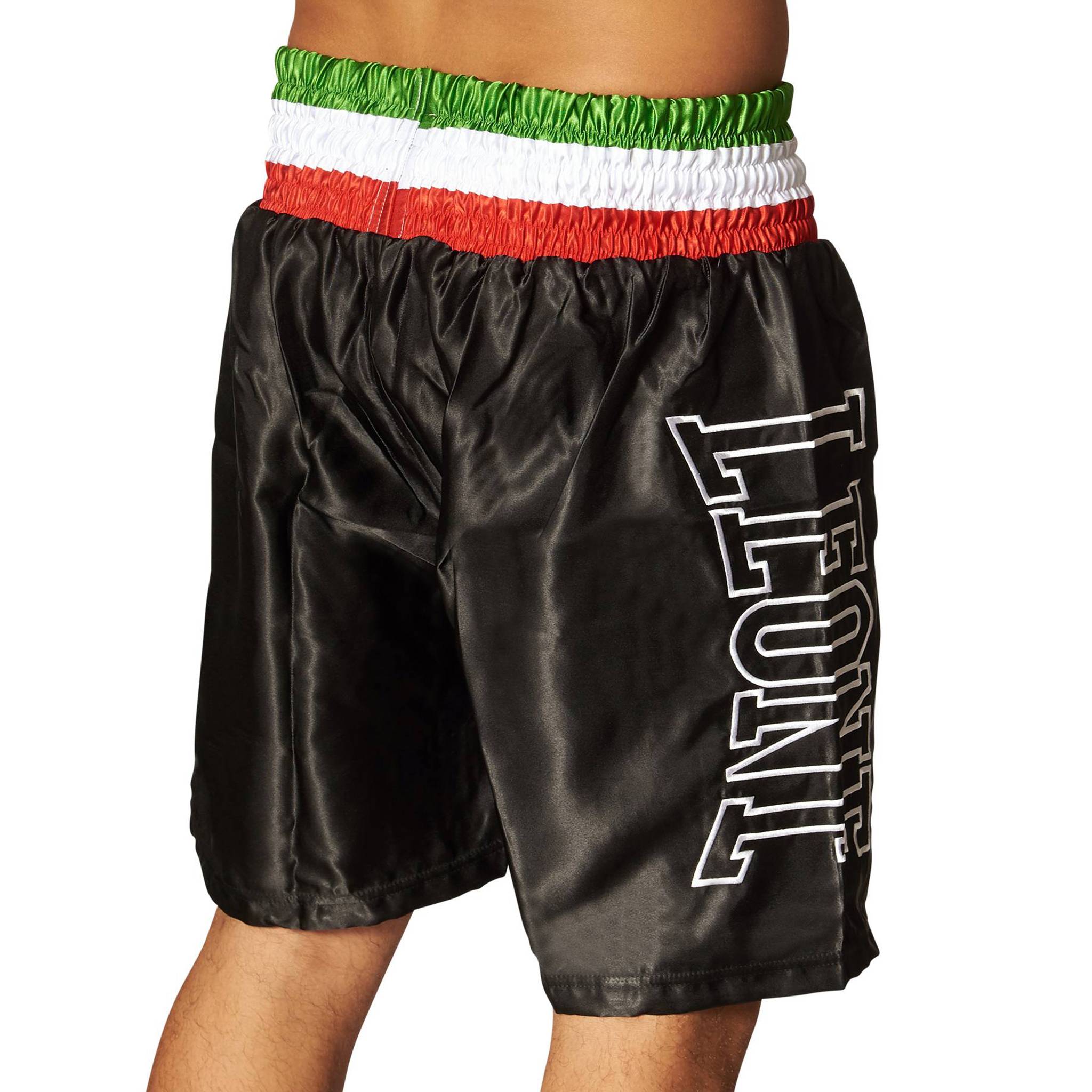 Shorts de boxe Leone bande tricolore