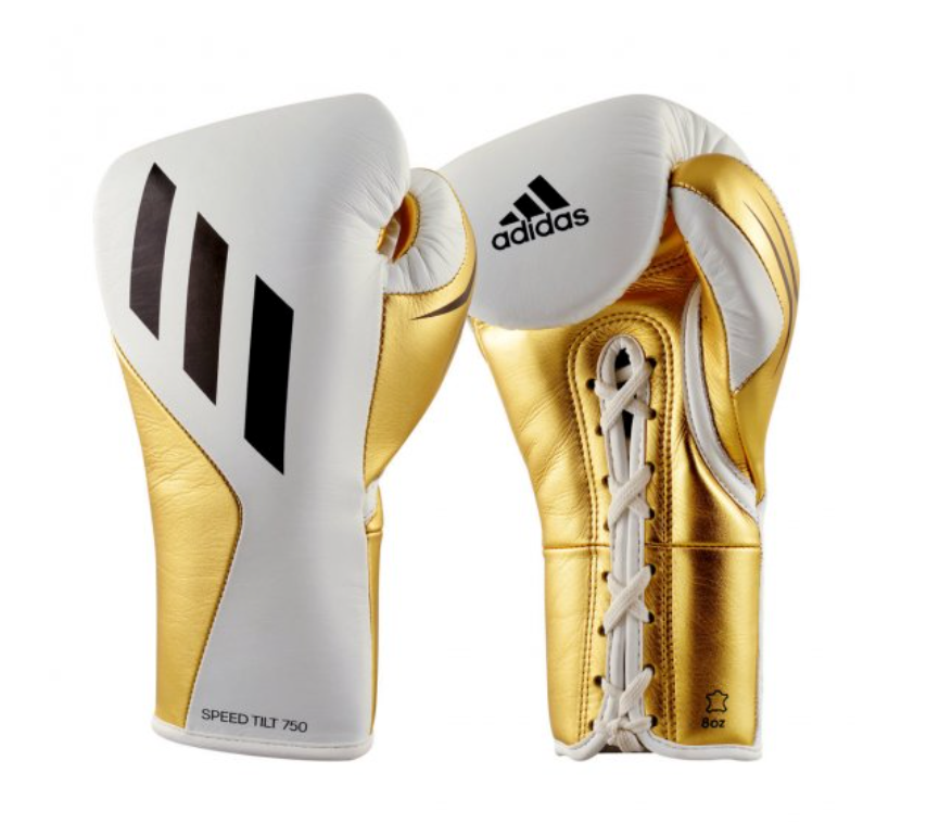 Guantoni Adidas Speed Tilt 750 Pro Fight Bianchi